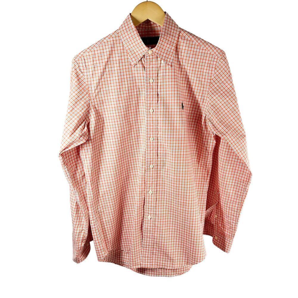 Ralph Lauren Plaid Long Sleeve Button Down Business Casual Size Small
